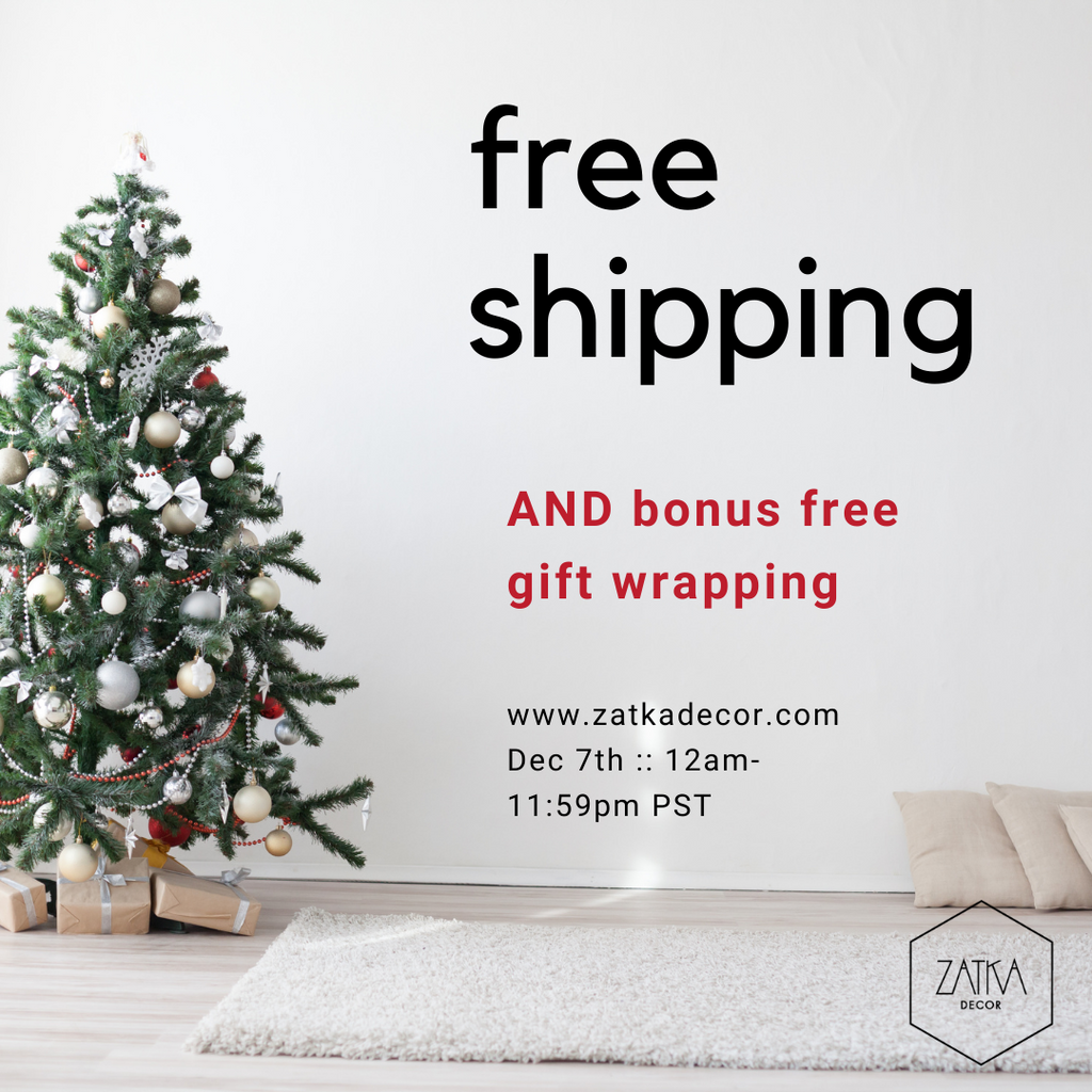 Zatka Decor free shipping home decor, bonus free gift wrapping